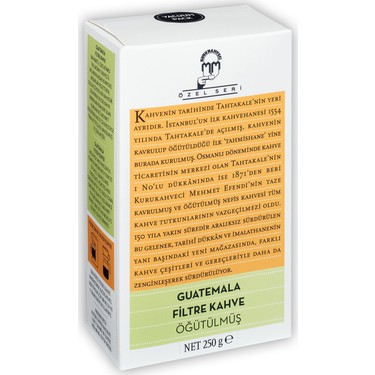 MEHMET EFENDİ GUATEMALA FİLTRE KAHVE 250 GR (KAFEİNSİZ)